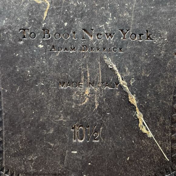 To Boot New York Brandon Captoe Oxford Mens Size 10.5 Brown Leather Dress - Picture 9 of 9